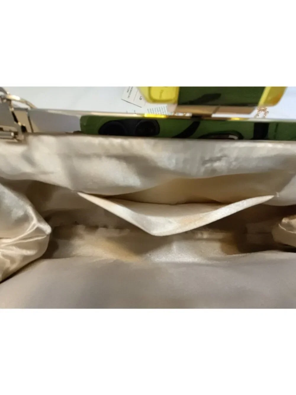 Beautiful Gold sequin evening clutch bag by Sasha New York
